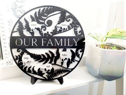 Personalised Family Kiwiana Décor