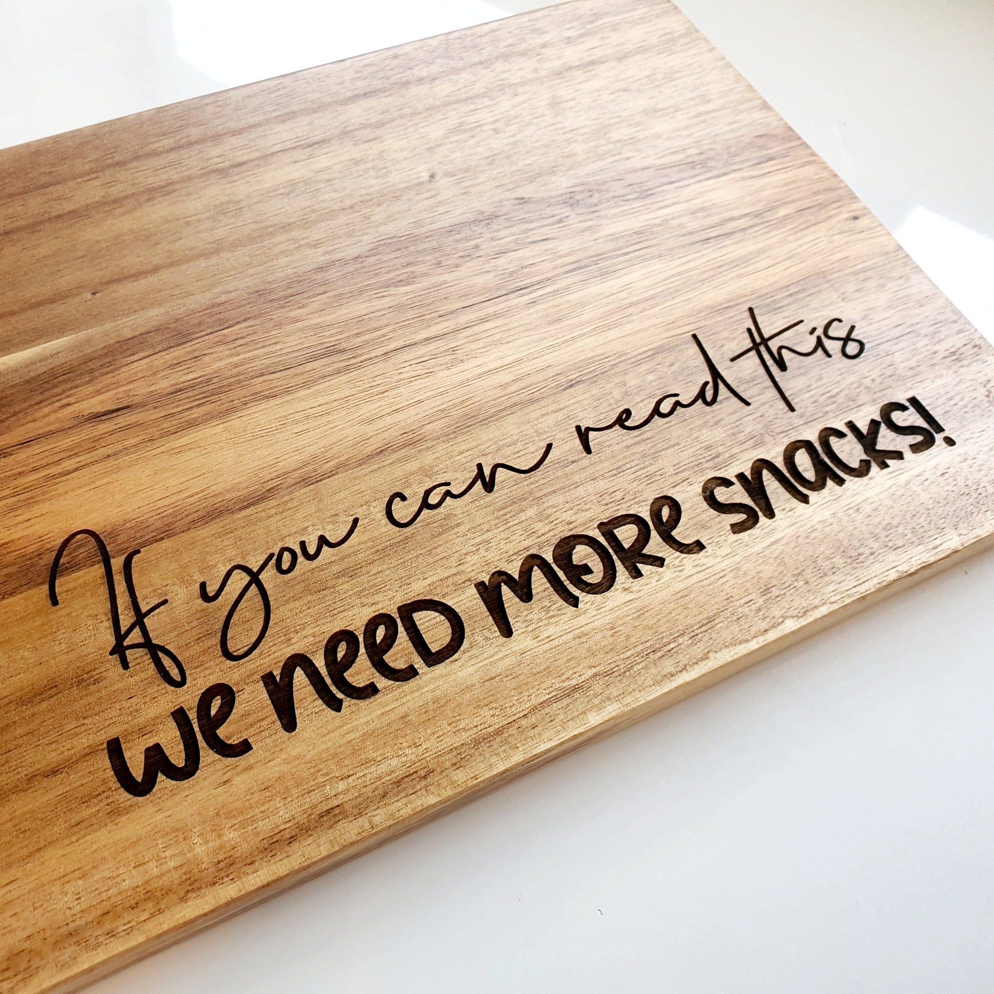 We Need More Snacks Chopping Board Whimsic 