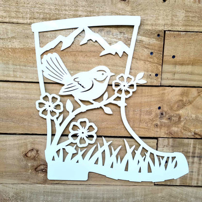 Fantail Gumboot Wall Art