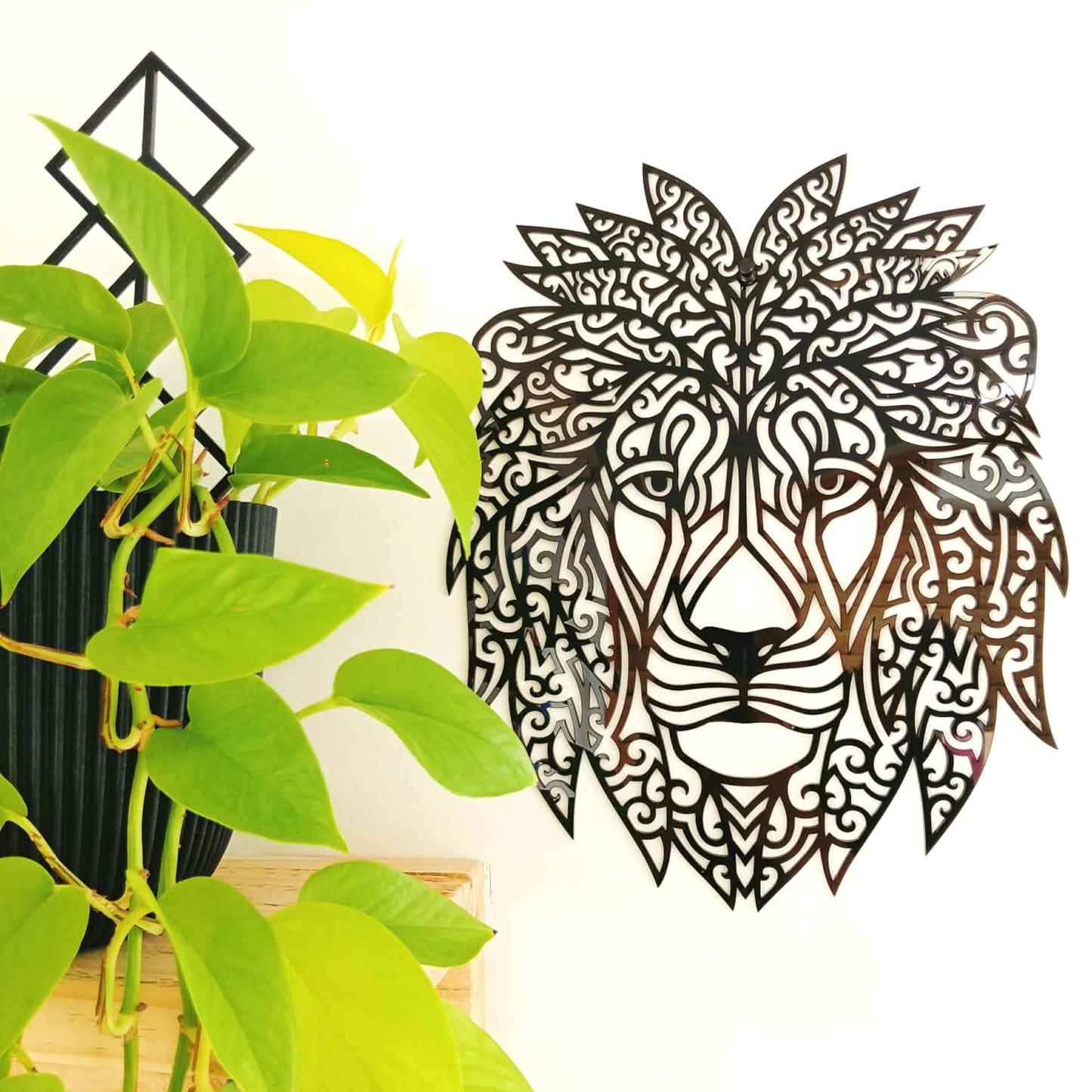 Lion Mandala Wall Art