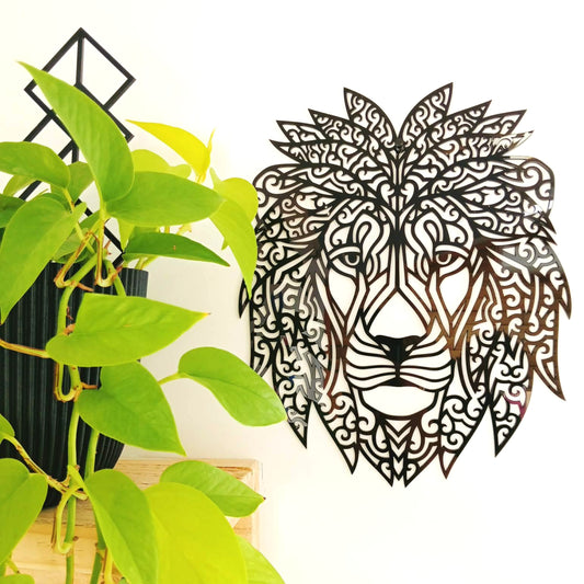 Lion Mandala Wall Art