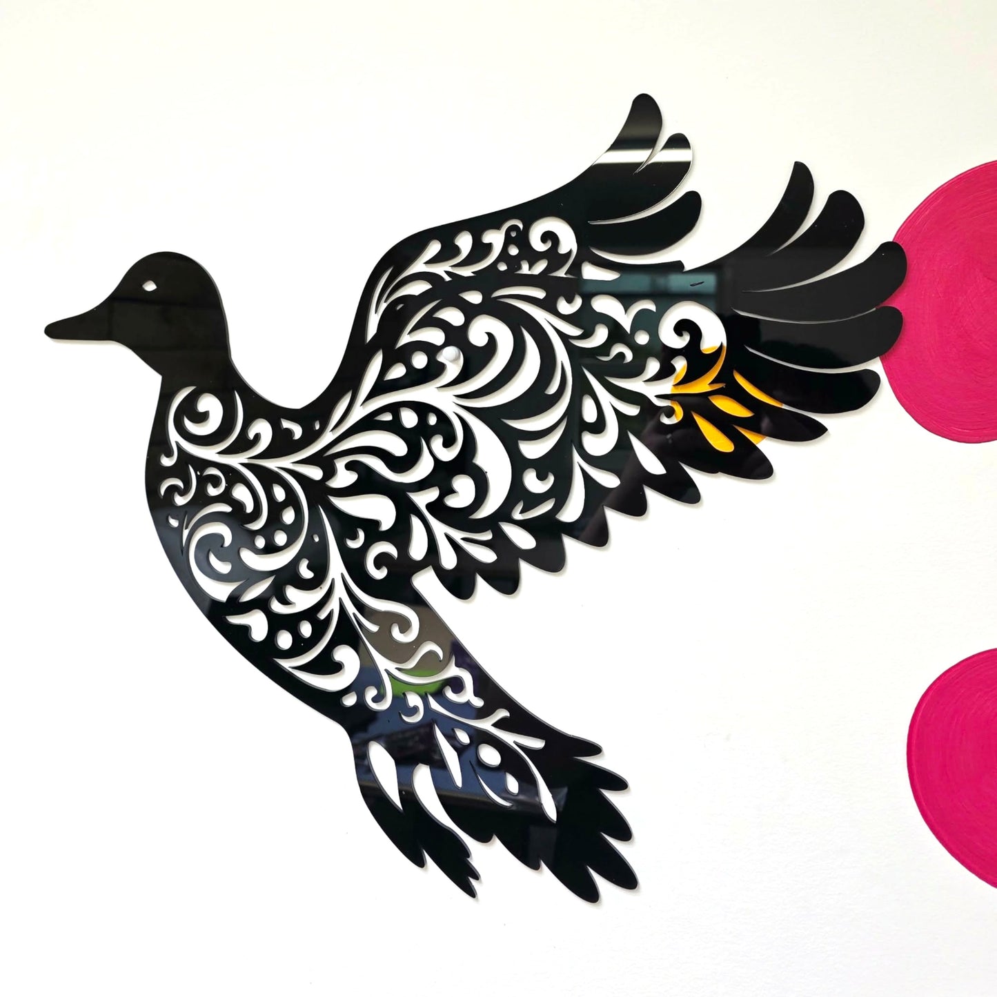 Filigree Duck Wall Art