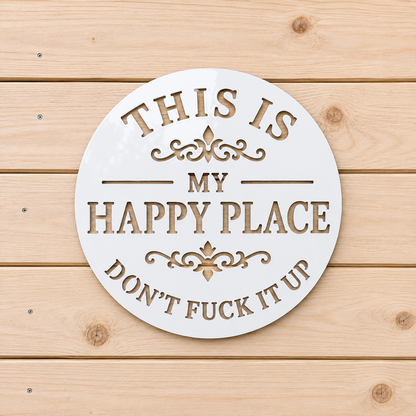 My Happy Place Wall Art