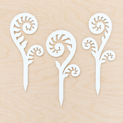 Mini Punga Plant Stakes | Set of 3