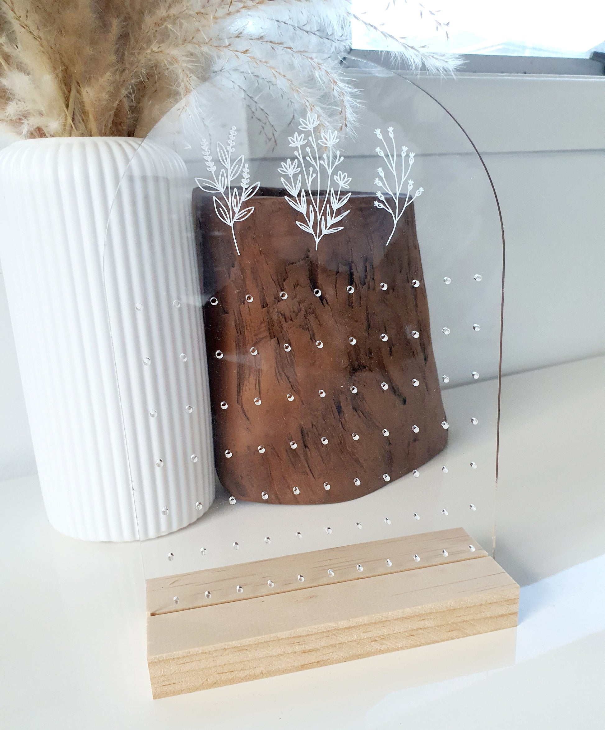 Wildflower Acrylic Earring Stand Whimsic 