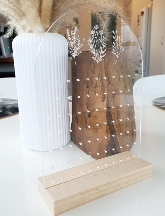 Wildflower Acrylic Earring Stand Whimsic 
