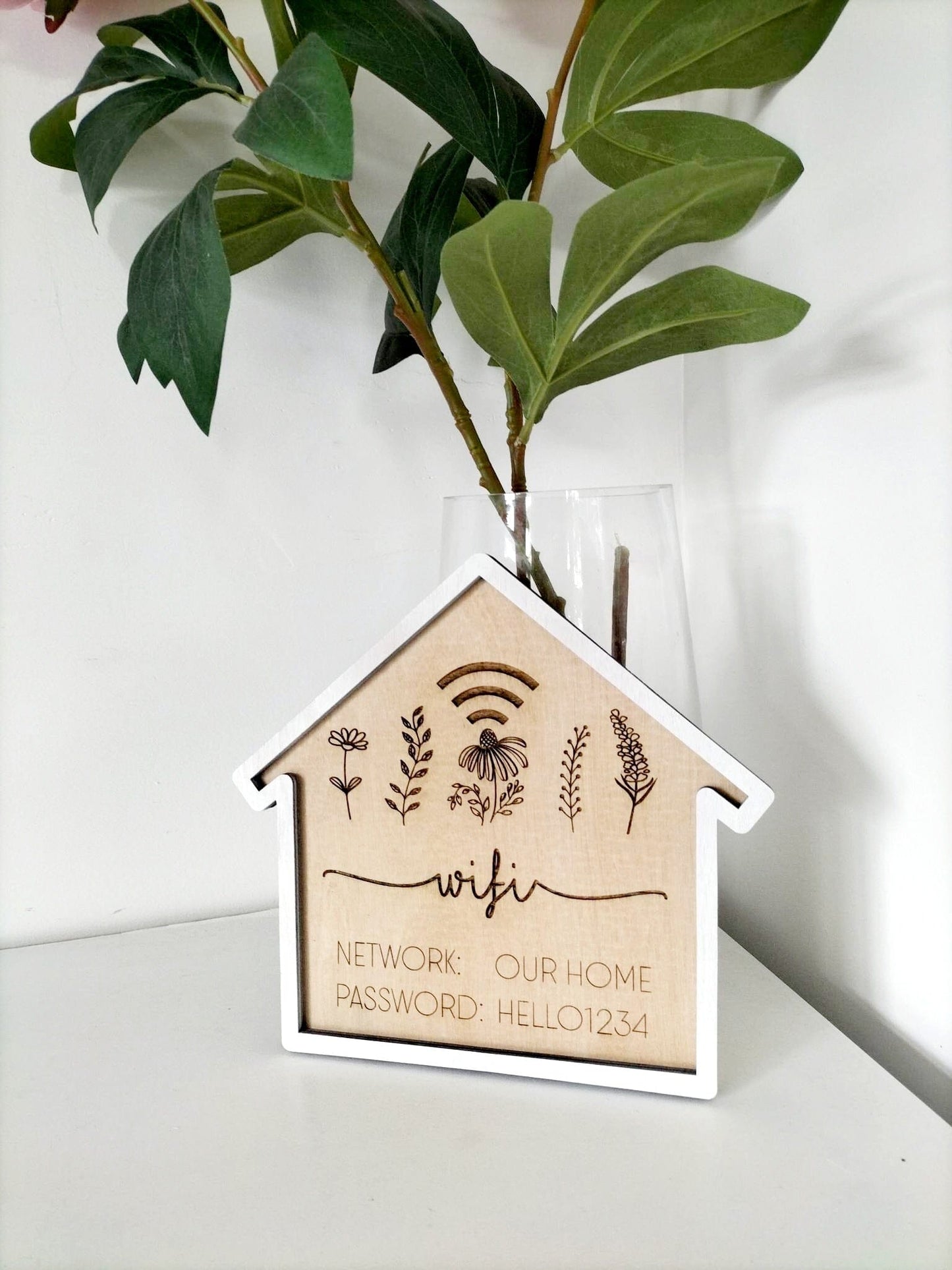 Wildflower Home Wi-Fi Sign Whimsic 