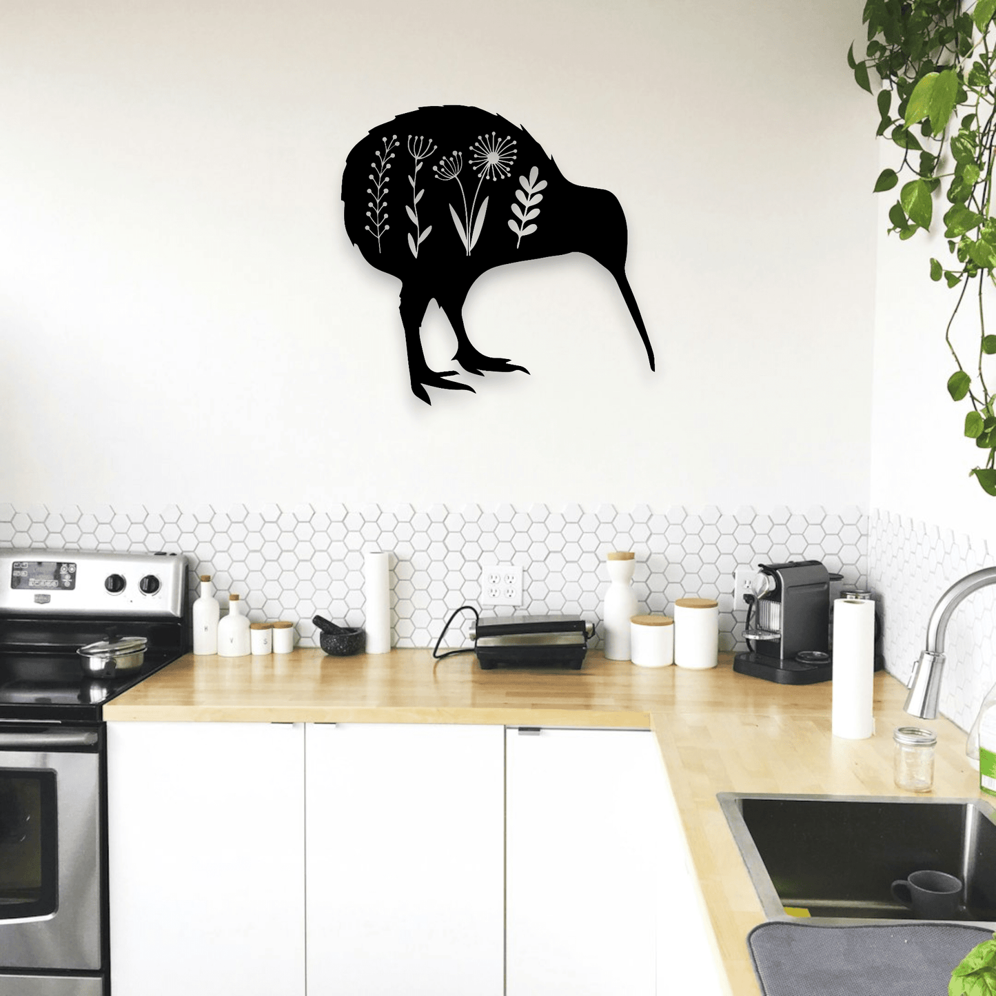 Wildflower Kiwi Wall Art Whimsic 