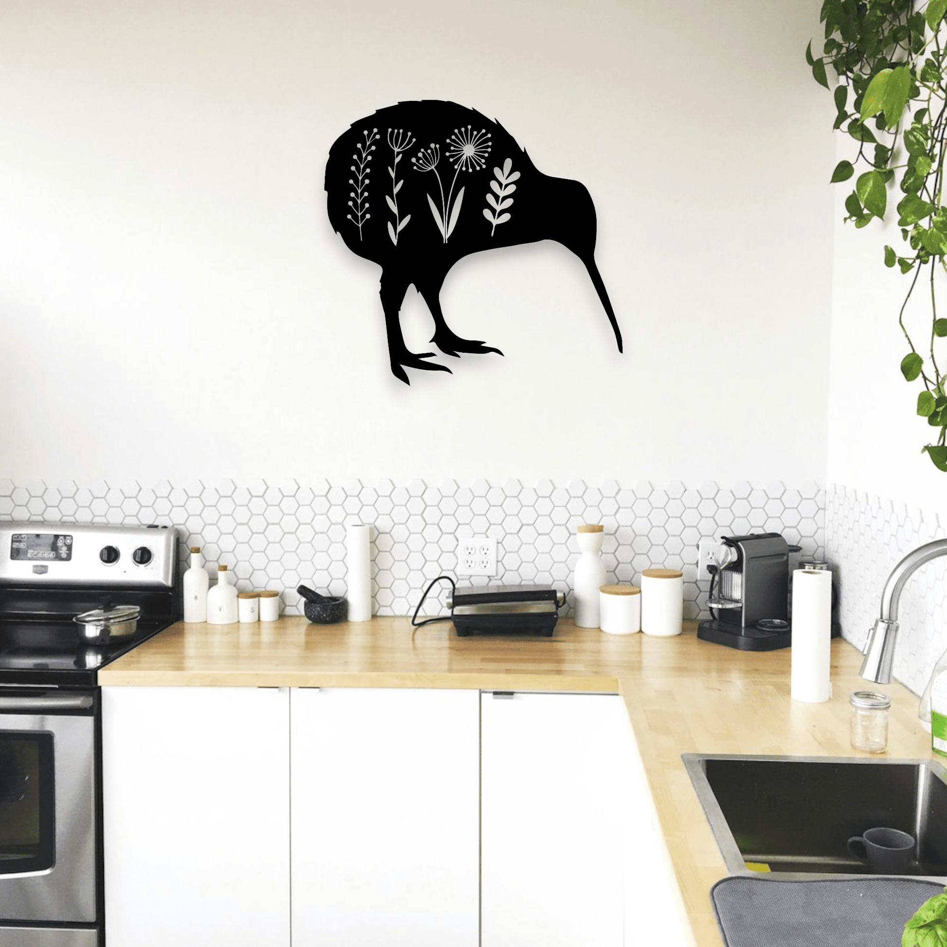 Wildflower Kiwi Wall Art Whimsic 