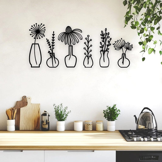 Wildflower Wall Art Set Whimsic 