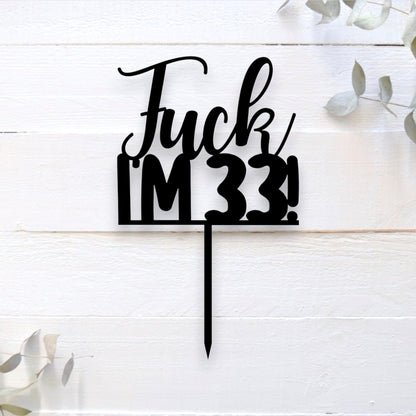 Witty Cake Topper Whimsic 