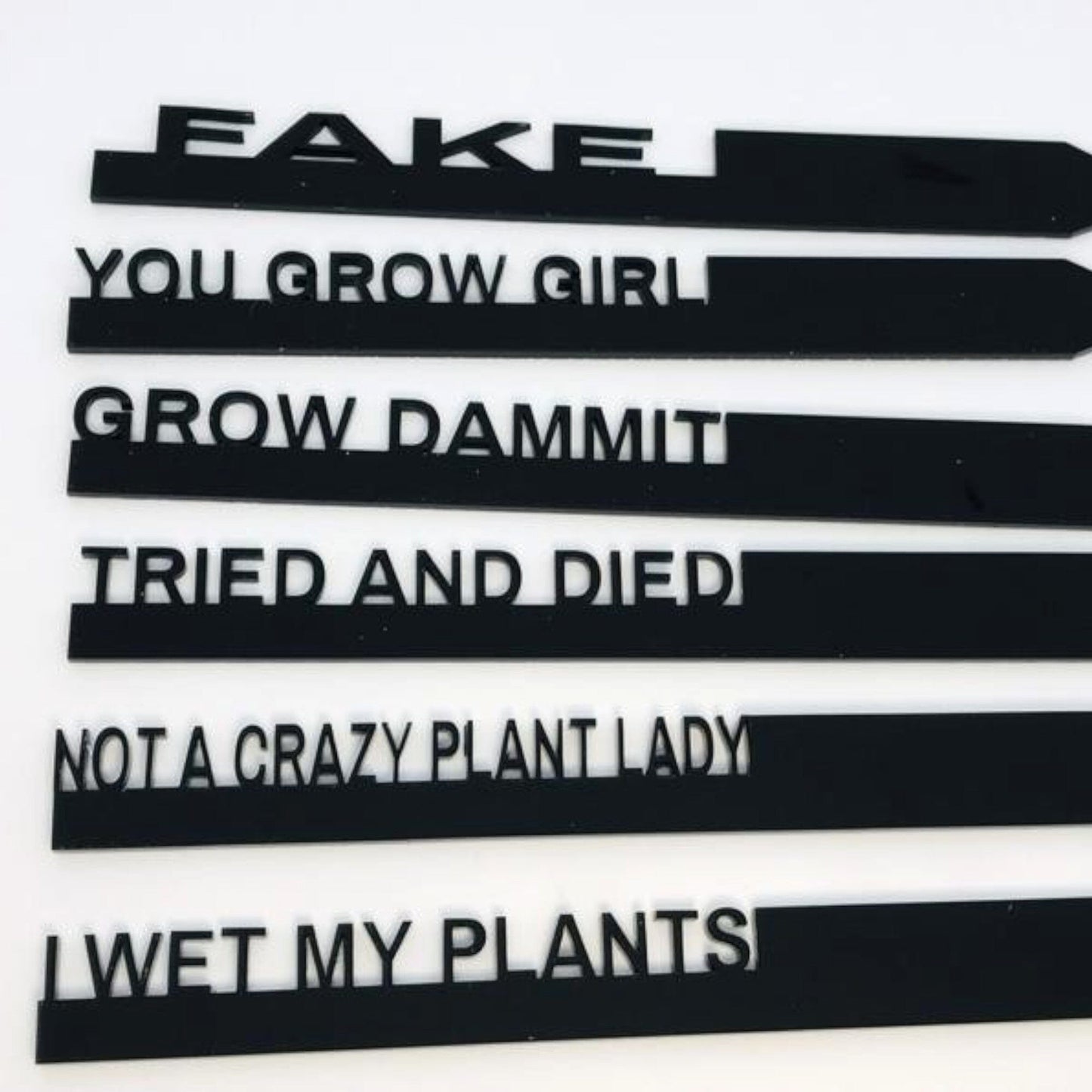 Witty Plant Stakes Whimsic Set 1 