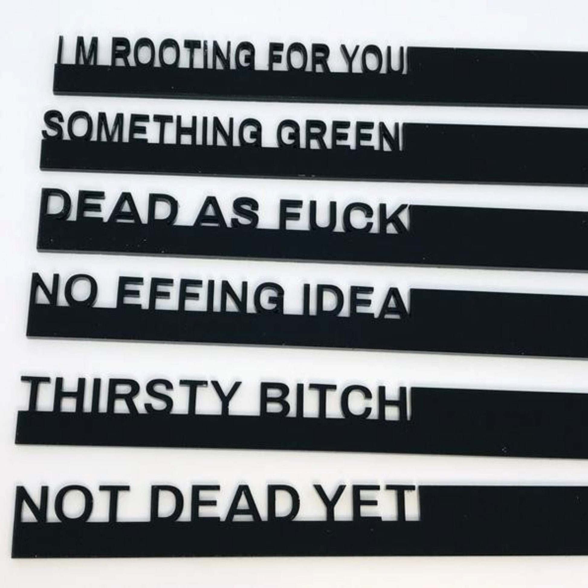 Witty Plant Stakes Whimsic Set 2 