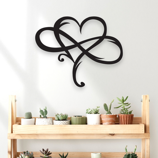 Infinity Heart Wall Art