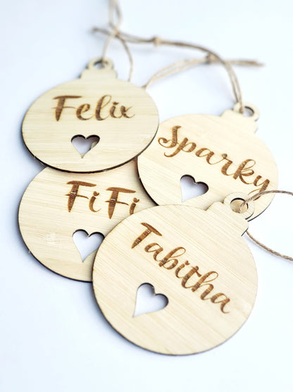 Personalised Christmas Bauble - Whimsic