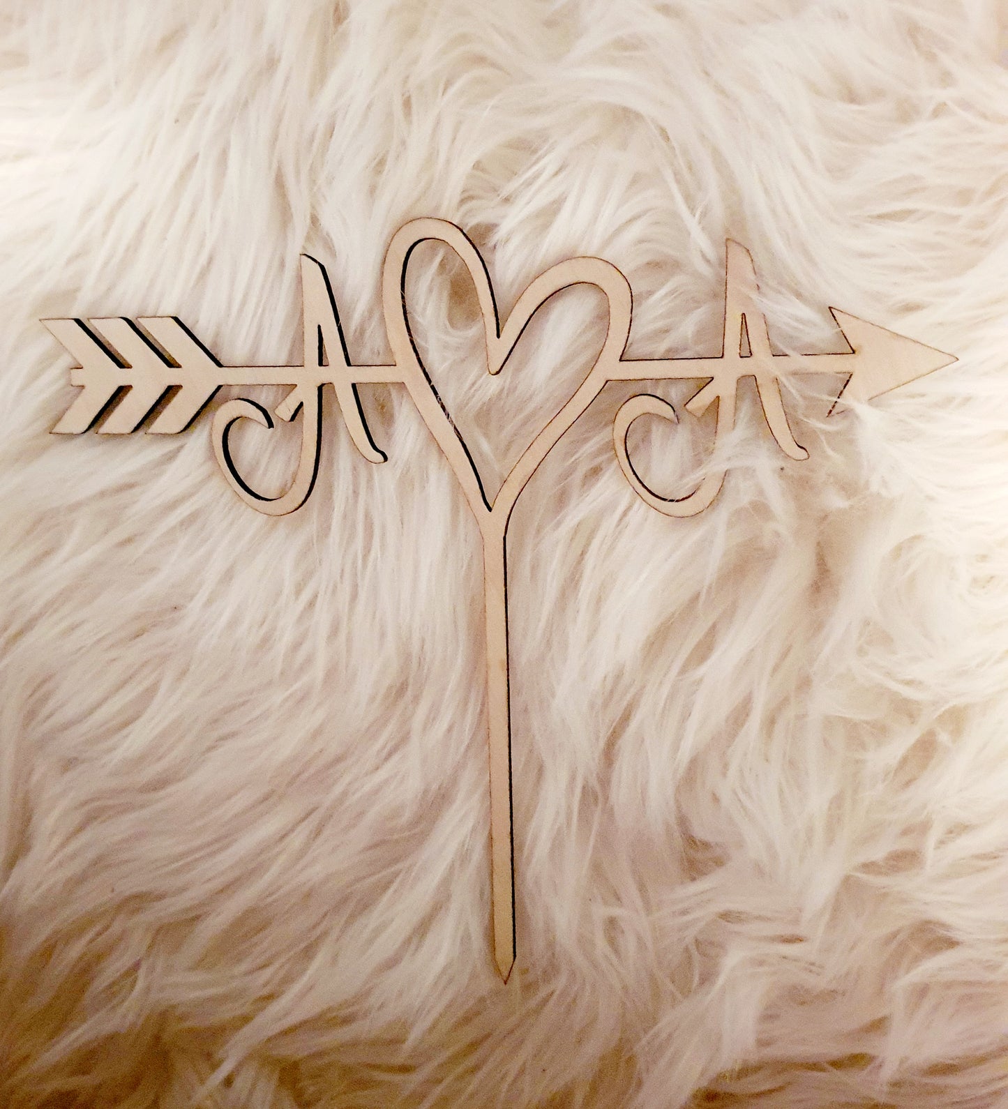 Cupid Arrow Cake Topper - Whimsic