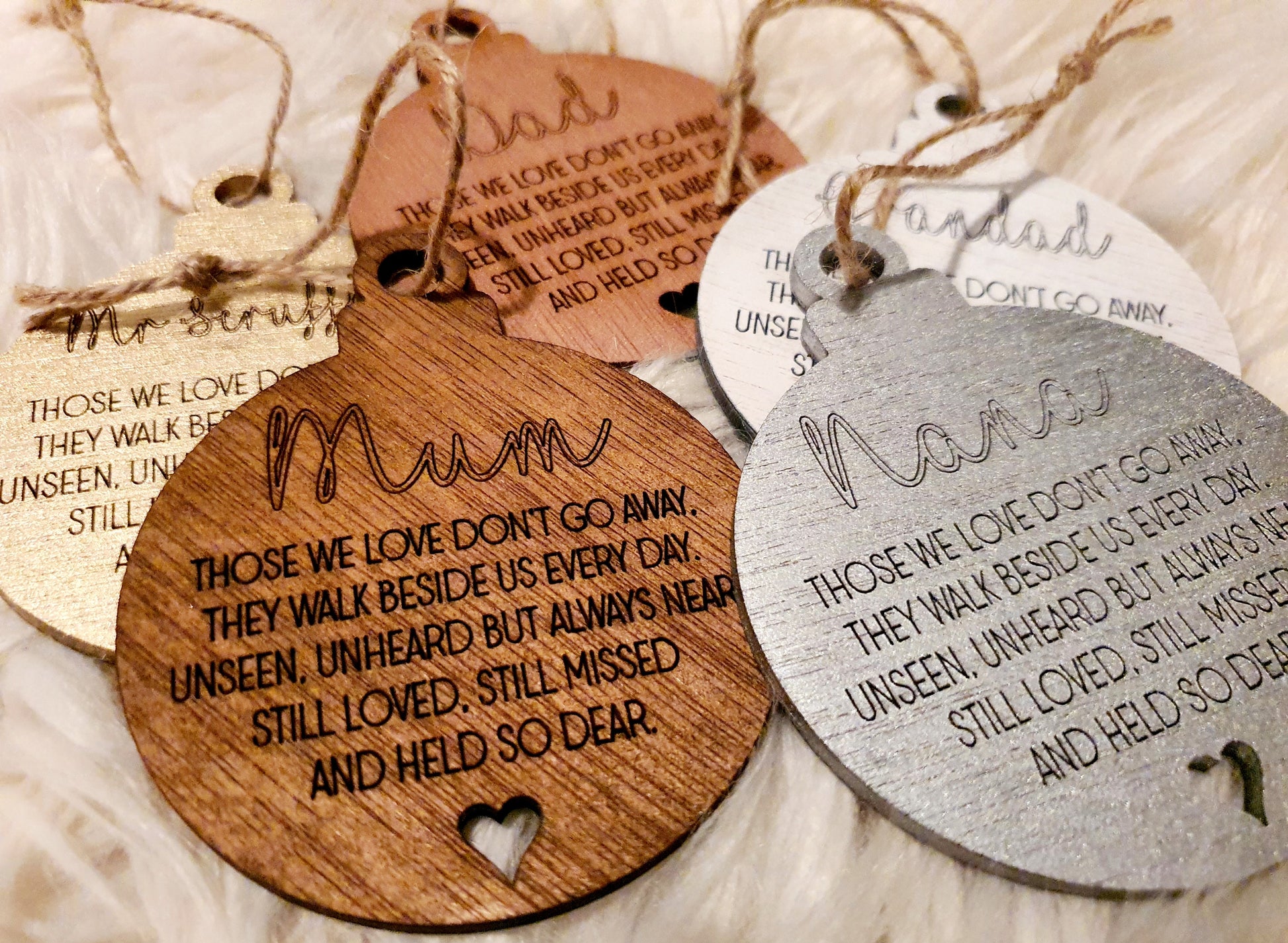 Personalised Memorial Bauble - Whimsic