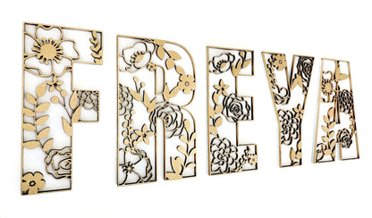 Personalised Floral Letters - Whimsic