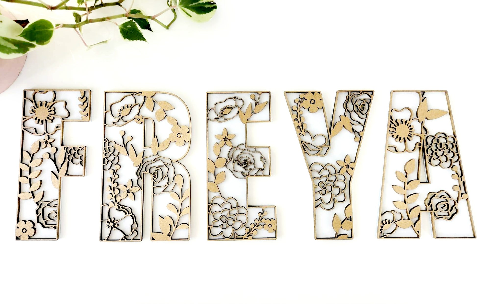 Personalised Floral Letters - Whimsic