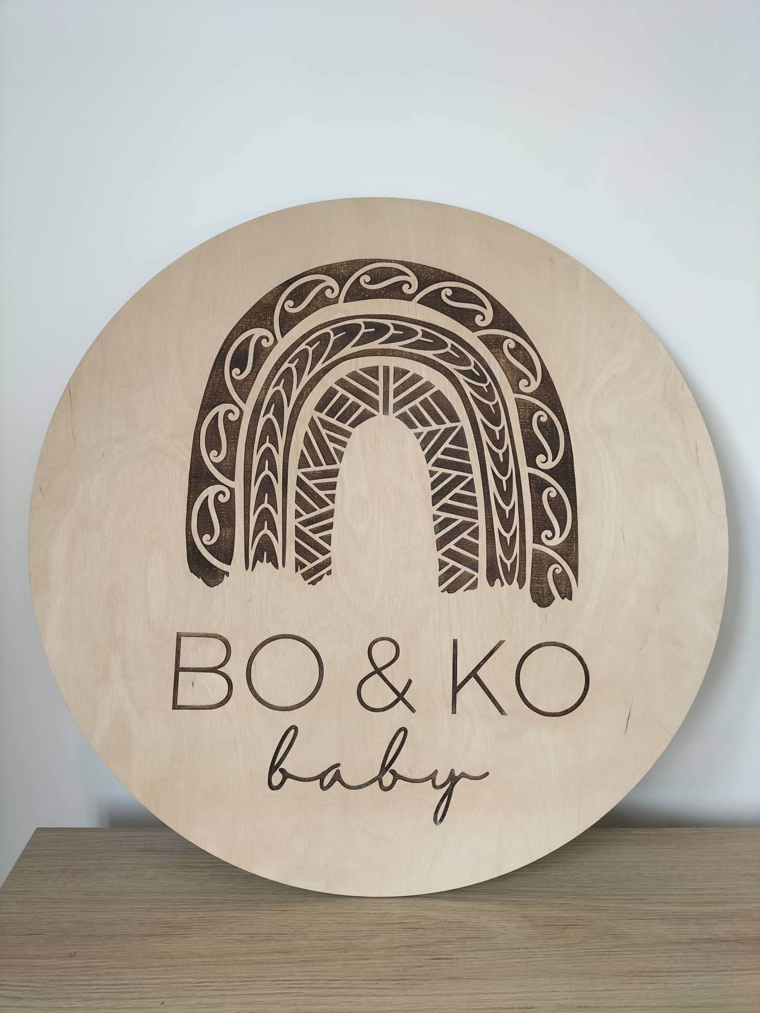 Large Personalised Engraved Round - Whimsic