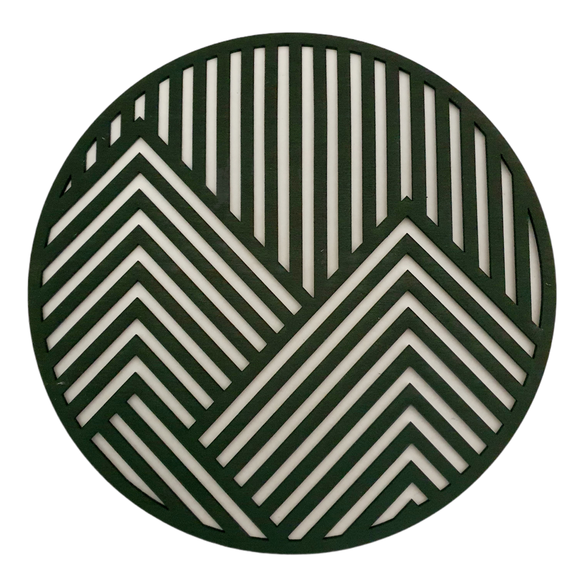 Geometric Circle Mountain Wall Art - Whimsic