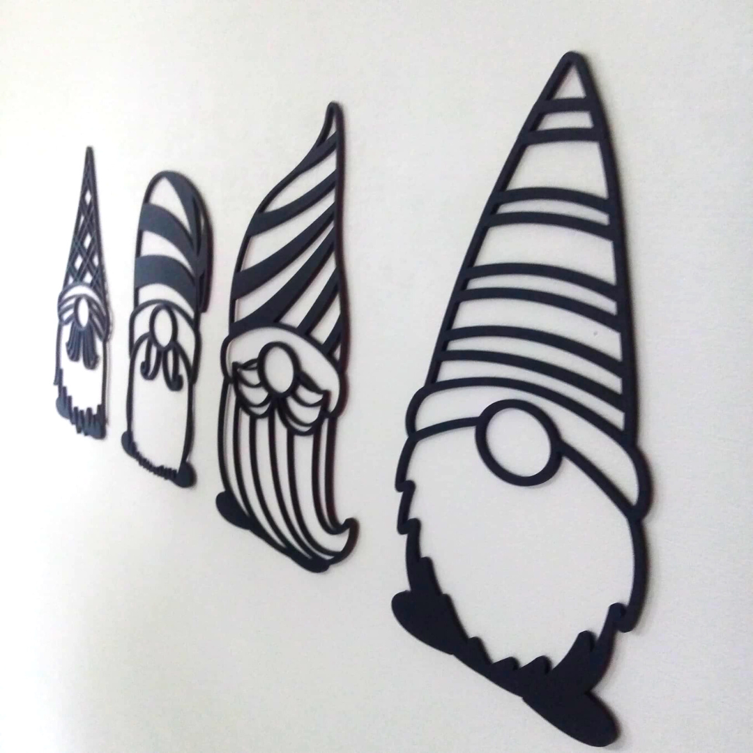 Christmas Gnome Wall Art Set - Whimsic