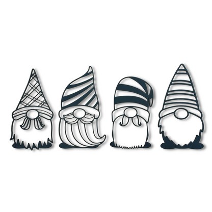 Christmas Gnome Wall Art Set - Whimsic