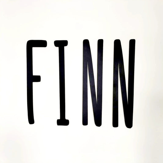 Block Letter Wall Art - Personalised Name Cut Out Whimsic 