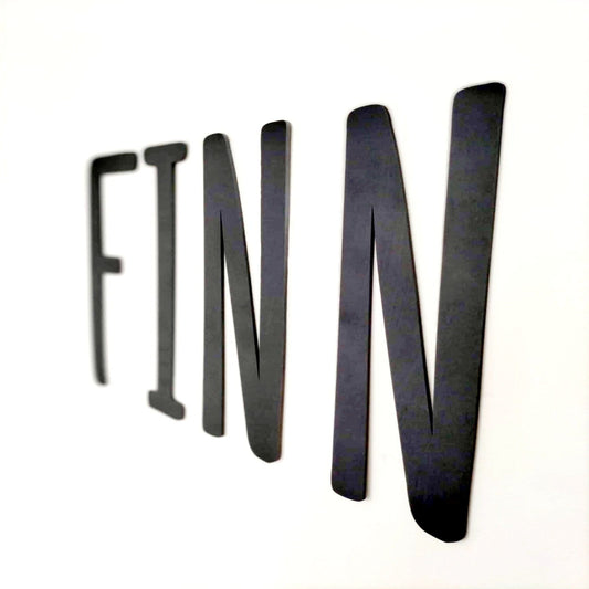 Block Letter Wall Art - Personalised Name Cut Out Whimsic 