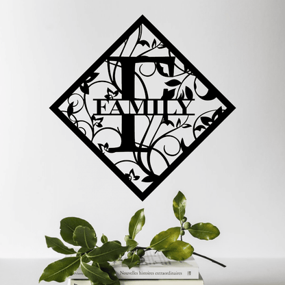 Floral Framed Personalised Monogram Whimsic 