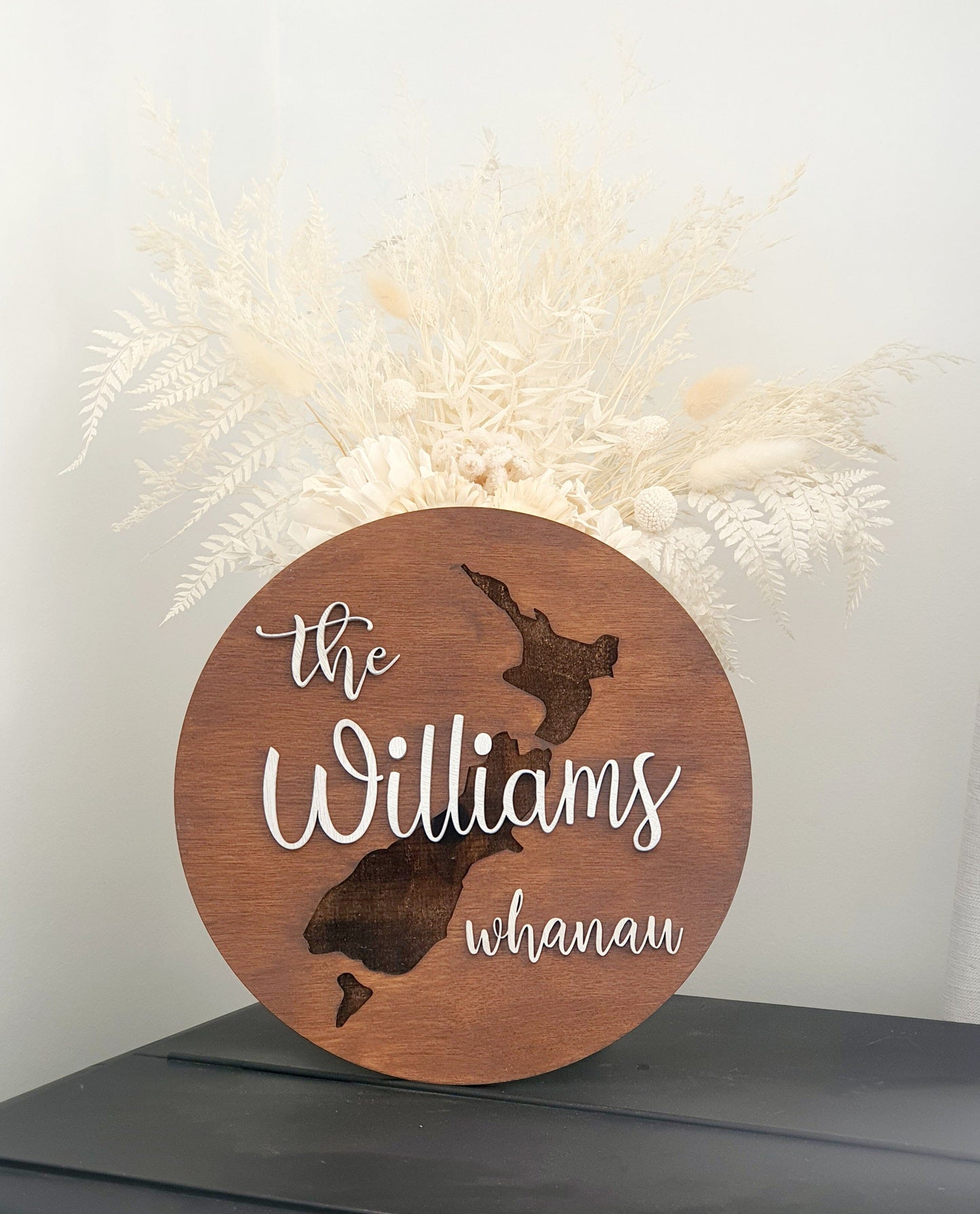 NZ Family Name Round Whimsic Without Display Stand Family 