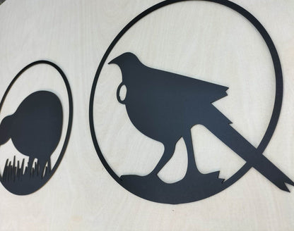 NZ Native Birds Wall Art Set Whimsic 