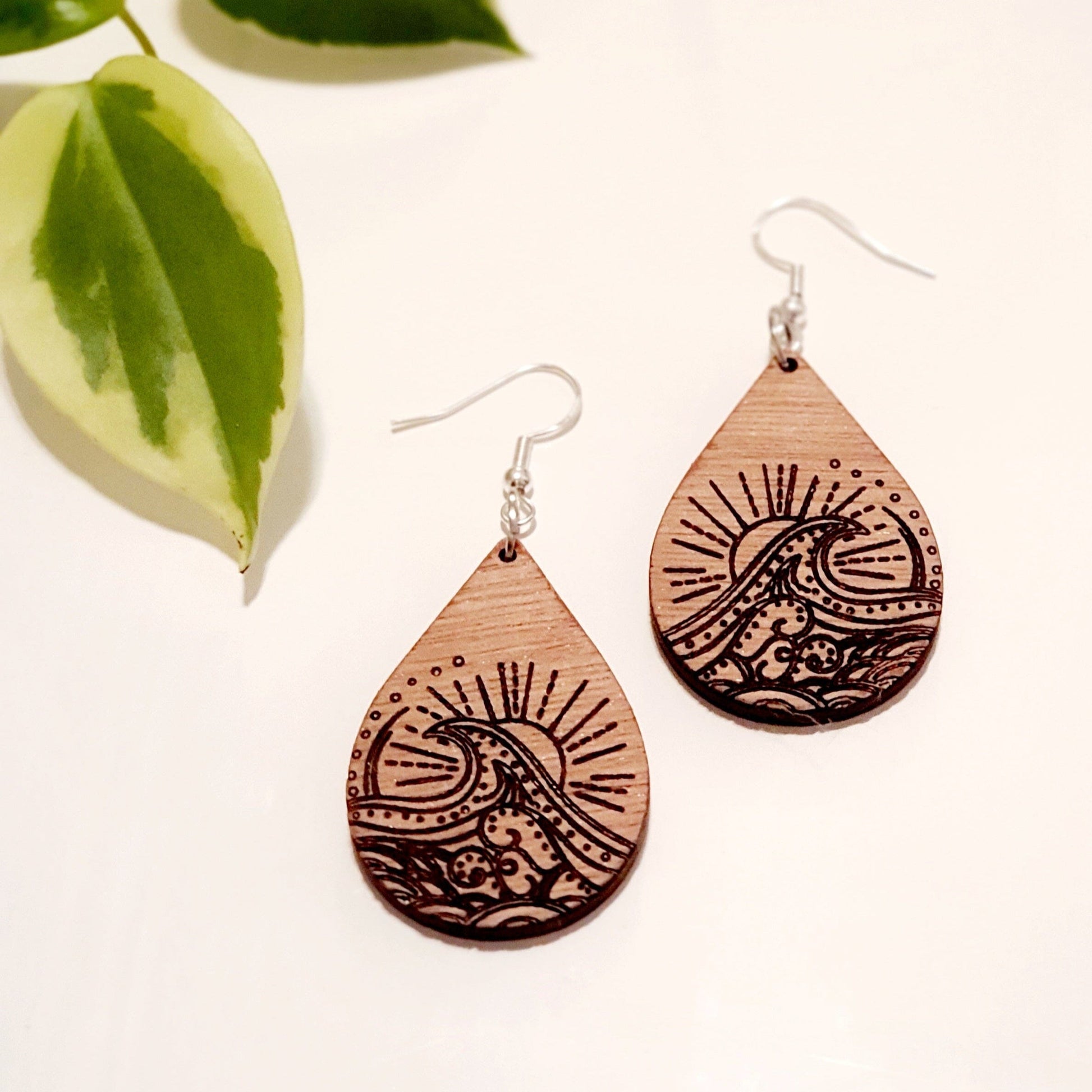 Ocean Wave Earrings Whimsic 