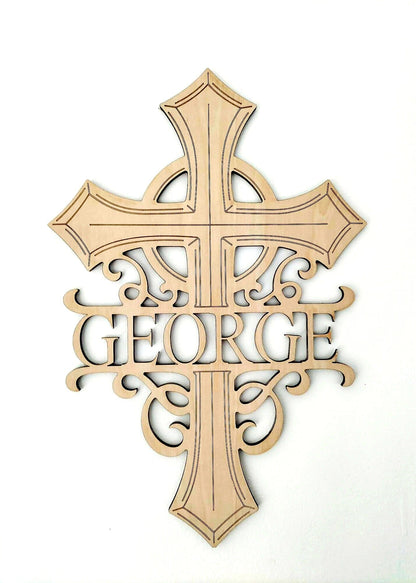 Personalised Memorial Cross Whimsic 