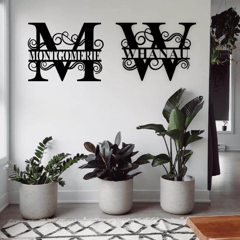 Personalised Monogram Wall Art Whimsic 