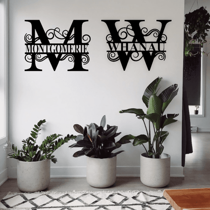 Personalised Monogram Wall Art Whimsic 