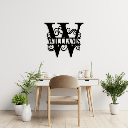 Personalised Monogram Wall Art Whimsic 