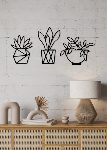 Plant Pots Wall Art - Whimsic