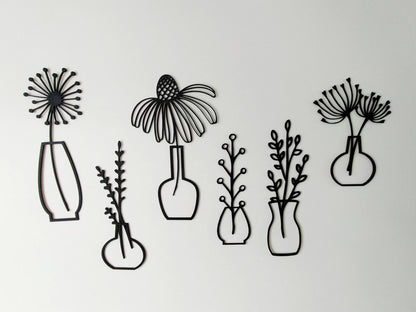 Wildflower Wall Art Set