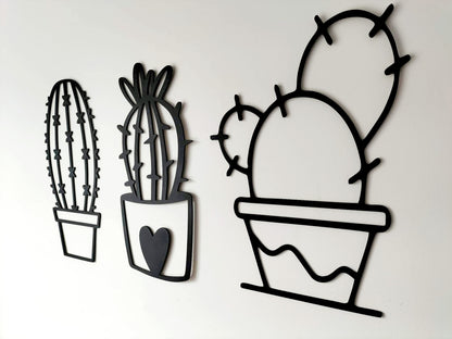 Cacti Wall Art Set